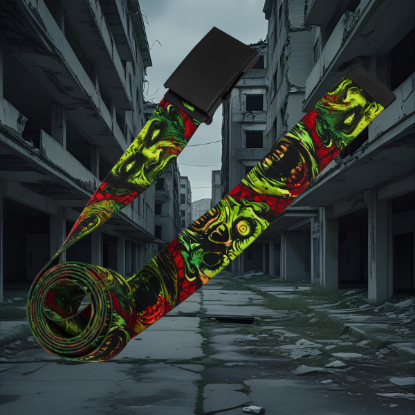 1.5" Zombie Belt – Horror Fashion, Goth Goals 🧟‍♂️🖤