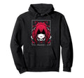 Anime Goth Gothic Sad Japanese Vaporwave Hoodie - Graphic Print Unisex