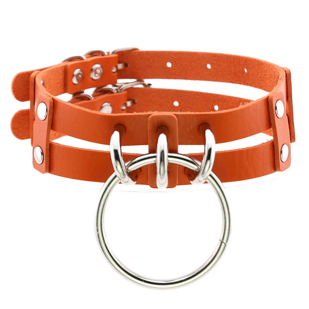 Punk Choker Collar Goth Necklace Big Transparent  Straps Chocker Women Girls Trendy Rock Sexy Harajuku Emo Gothic Jewelry