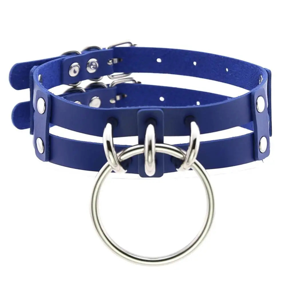 Punk Choker Collar Goth Necklace Big Transparent  Straps Chocker Women Girls Trendy Rock Sexy Harajuku Emo Gothic Jewelry