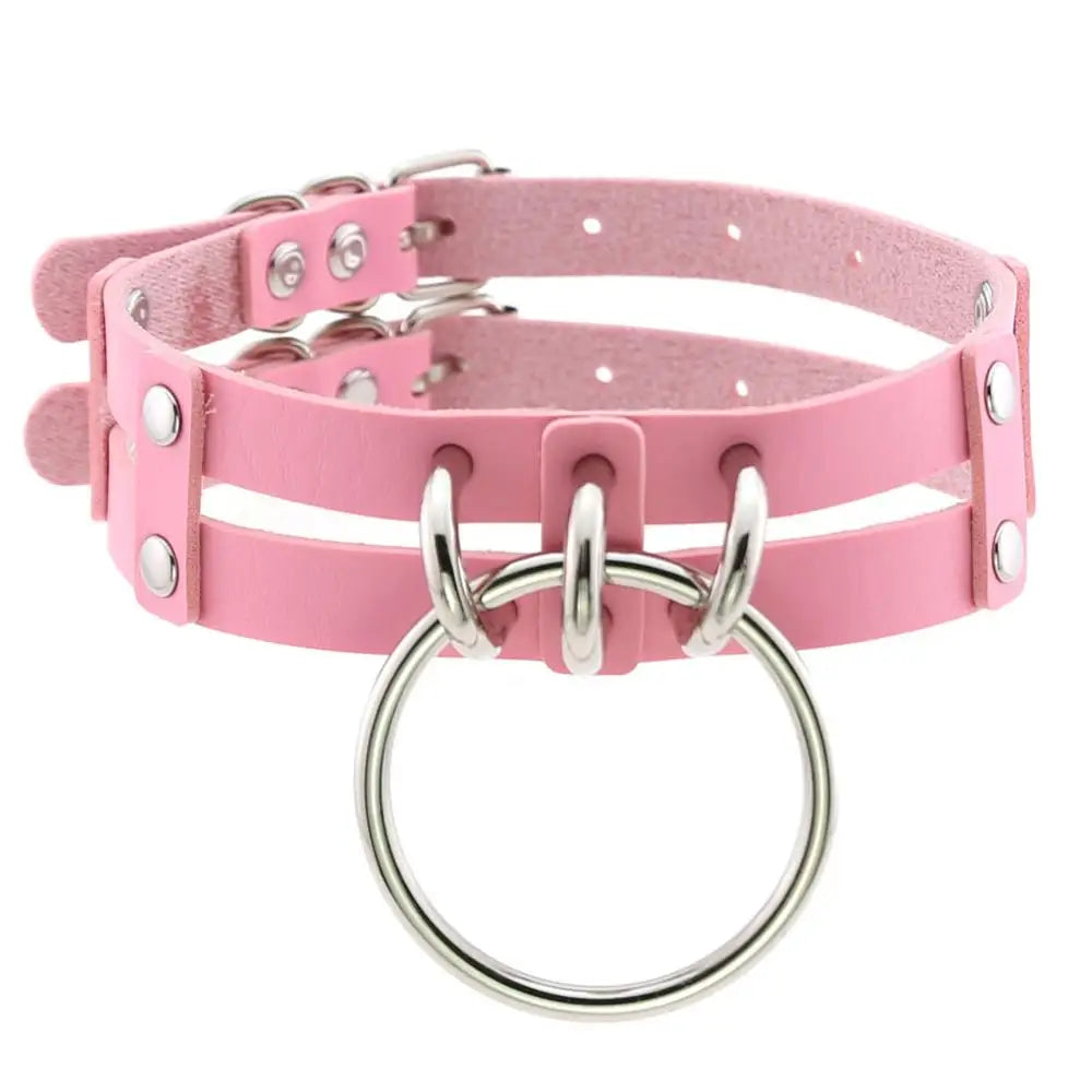 Punk Choker Collar Goth Necklace Big Transparent  Straps Chocker Women Girls Trendy Rock Sexy Harajuku Emo Gothic Jewelry