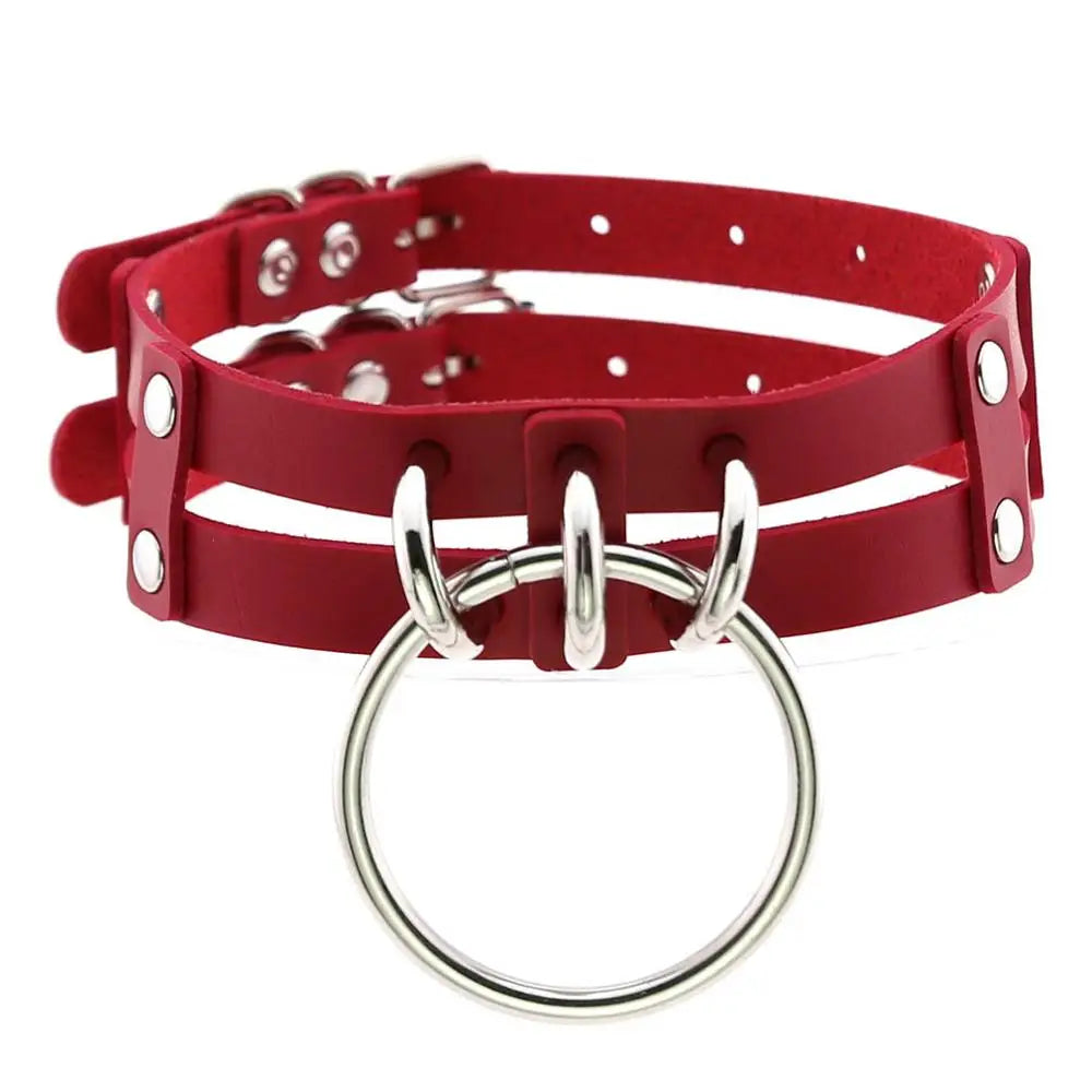 Punk Choker Collar Goth Necklace Big Transparent  Straps Chocker Women Girls Trendy Rock Sexy Harajuku Emo Gothic Jewelry