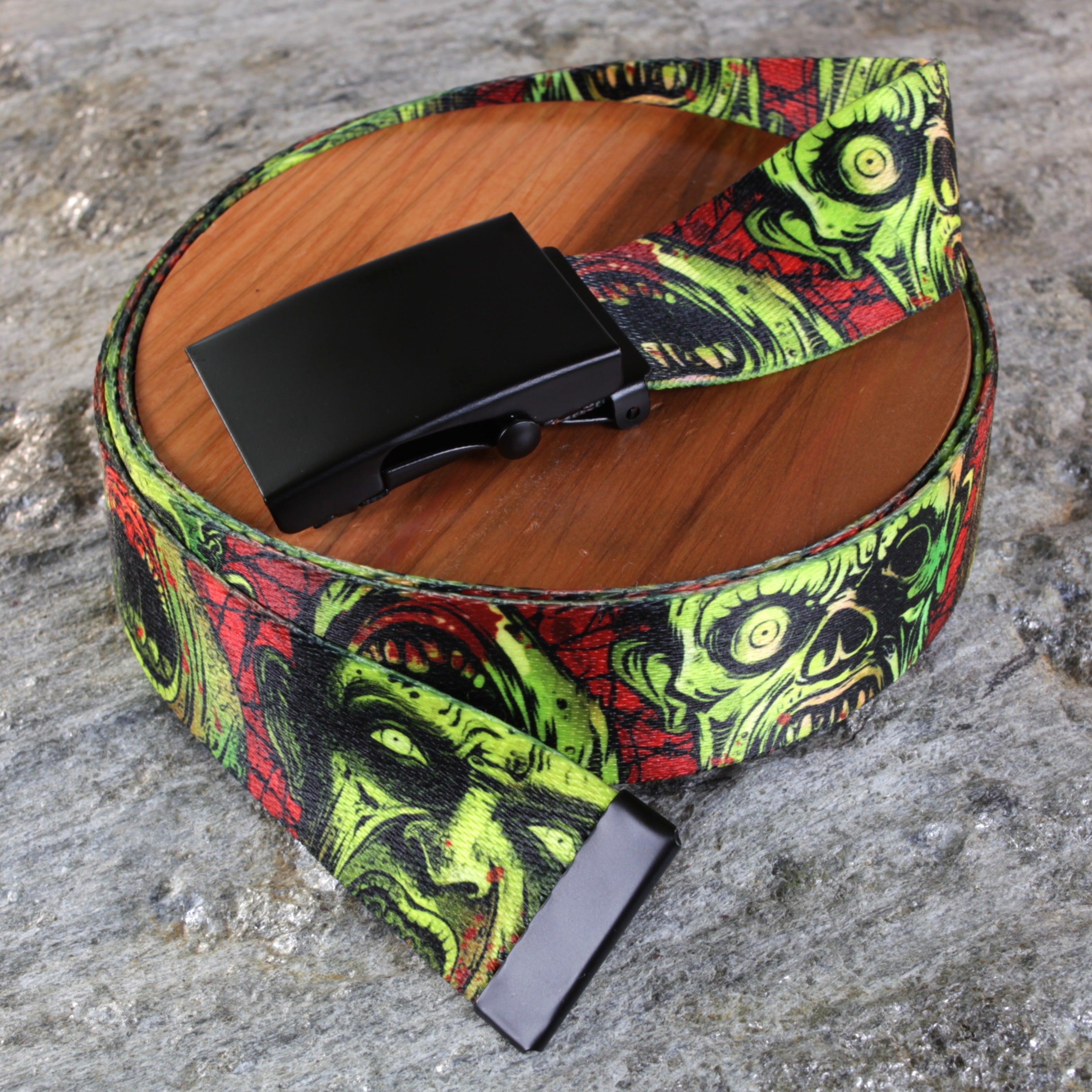 1.5" Zombie Belt – Horror Fashion, Goth Goals 🧟‍♂️🖤