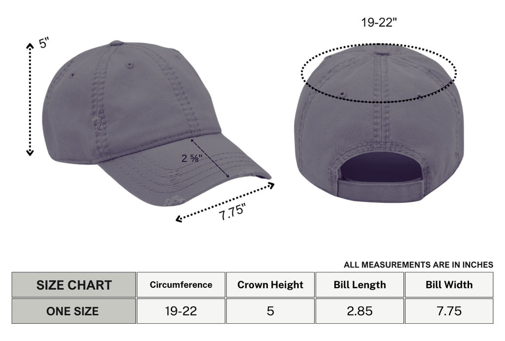 Elder Emo Distressed Dad Cap