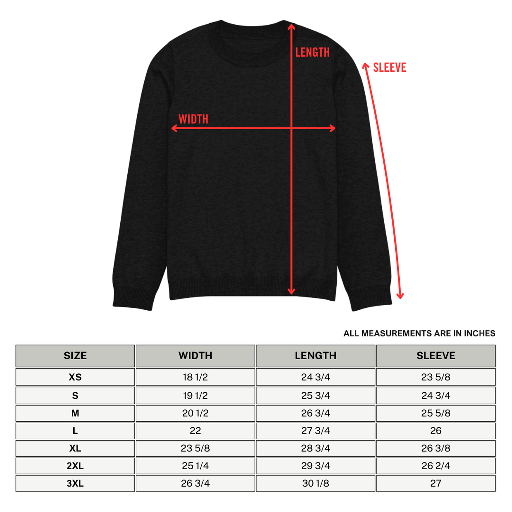 Frankenstein Knit Crewneck Sweater
