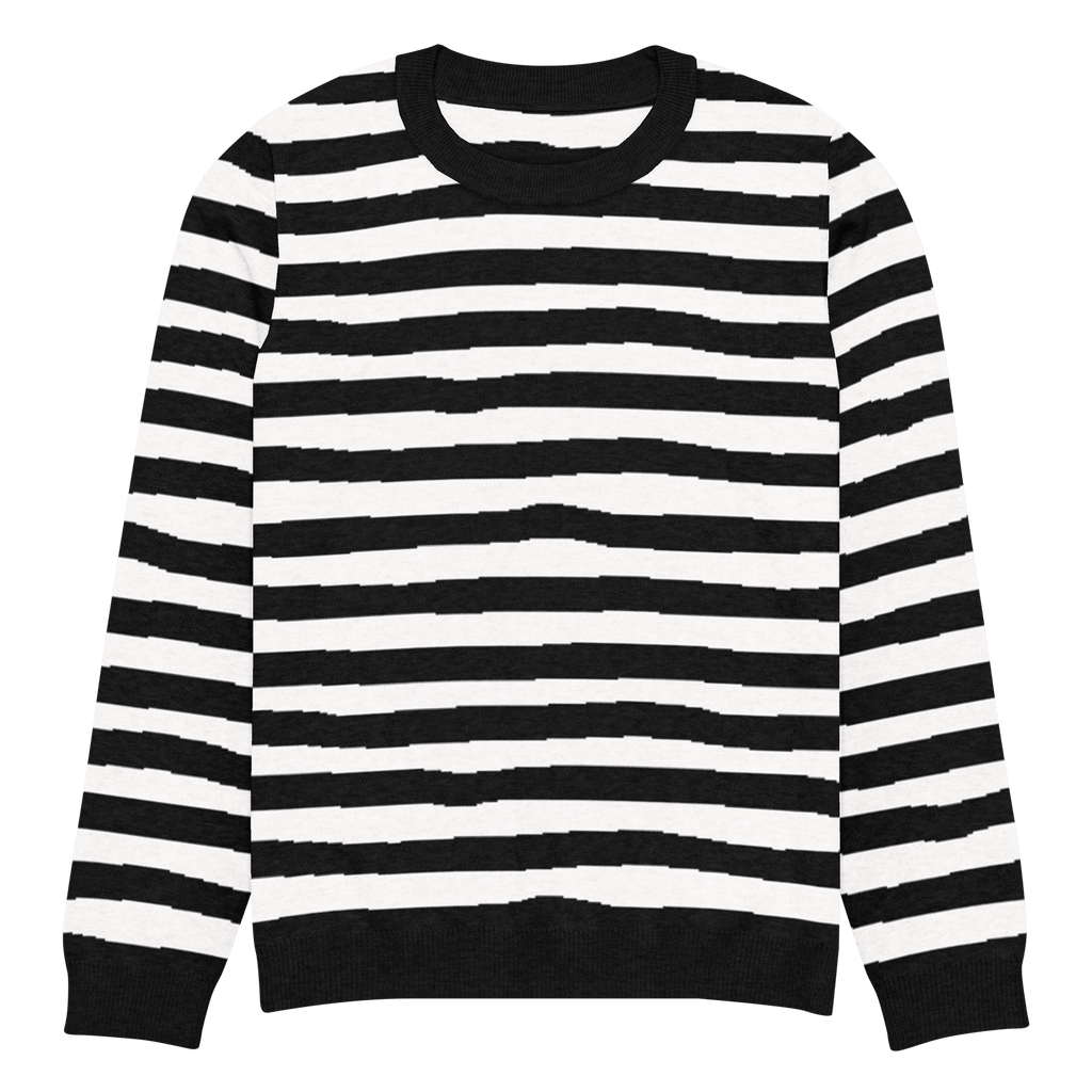 Pugsley Print Knit Crewneck Sweater